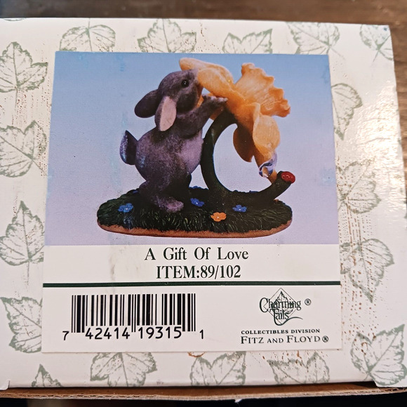 Charming‎ Tails Fitz and Floyd A Gift Of Love 89/102 - Picture 1 of 1